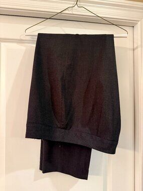 Calvin Klein Women’s Gray Dress Pants Size 14W Traditional Fit Career Slacks